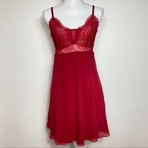 Ruby Red Lingerie Dress